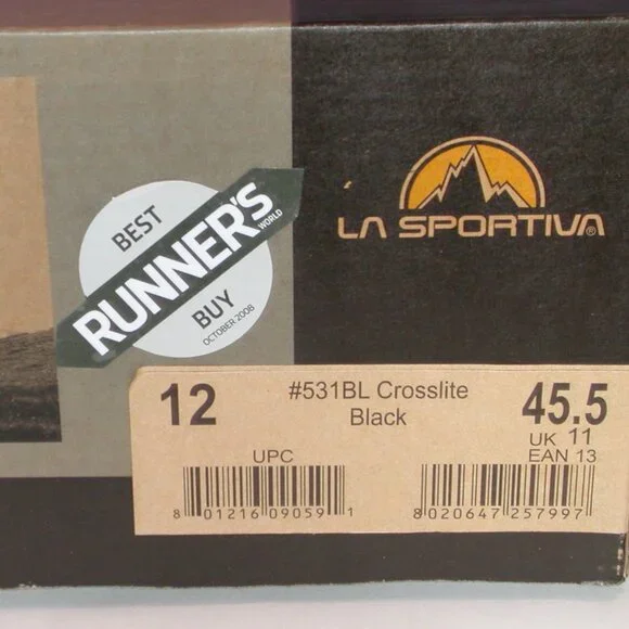 La Sportiva Crosslite Trail Running Shoes Men\' s Size 12 - Euro 45.5 Black La Sportiva Crosslite 2.0 Reviews - Trailspace main image 3